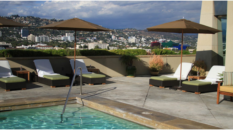 L'Ermitage Beverly Hills Pool With Scenic View L'Ermitage Beverly Hills Pool With Scenic View